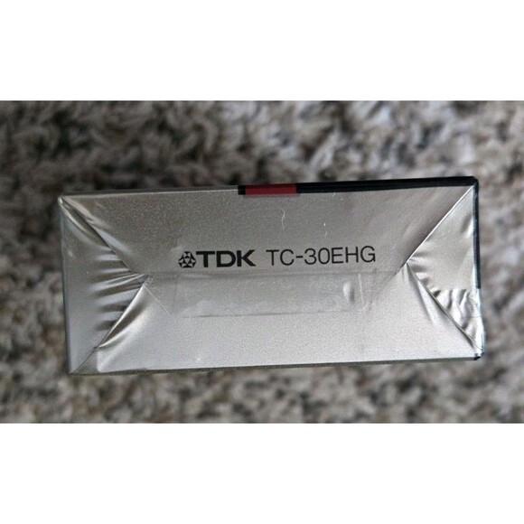 1 Single TDK TC-30 EHG VHS-C Video Cassette Made in Japan Extra High Grade New - Picture 5 of 6